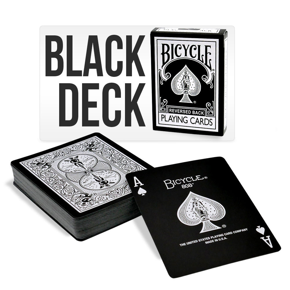 Black Playing Cards Bicycle Deck – Magic Makers - Main Image