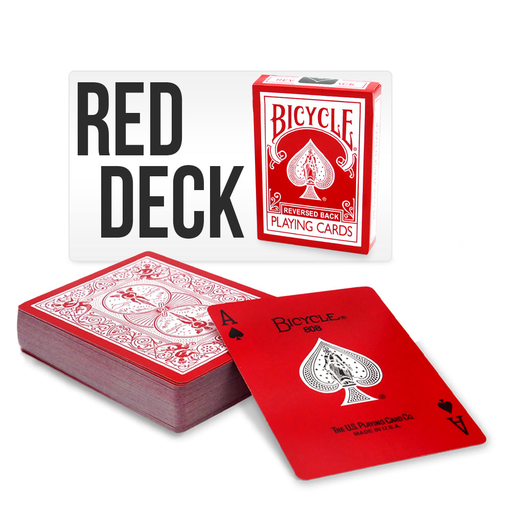 Bicycle Reversed Back 赤 レアデック Red Bicycle Back Playing Cards – Magic Makers