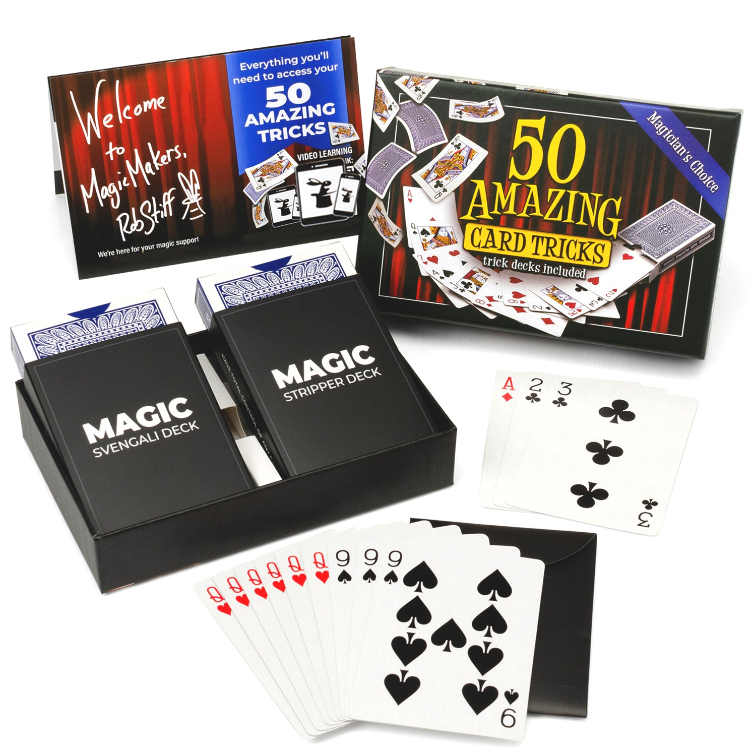 SOLOMAGIA Wild Cards – Tour De Magie Classique Avec Cartes, Format Bridge