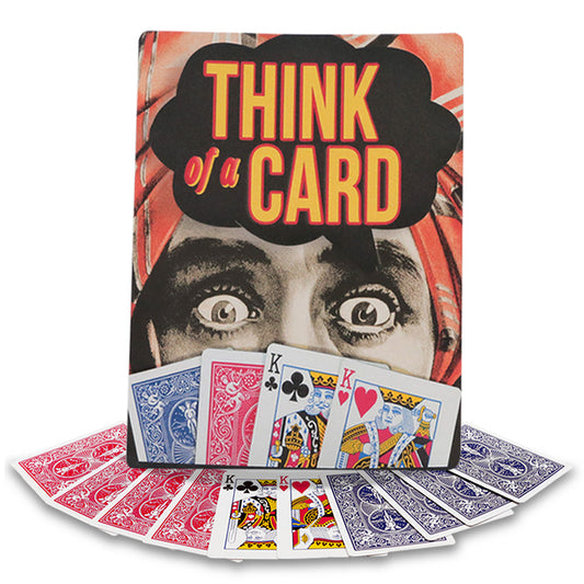 Stunning card trick with red and blue-backed Kings, showcasing a mind-reading prediction that amazes every audience.