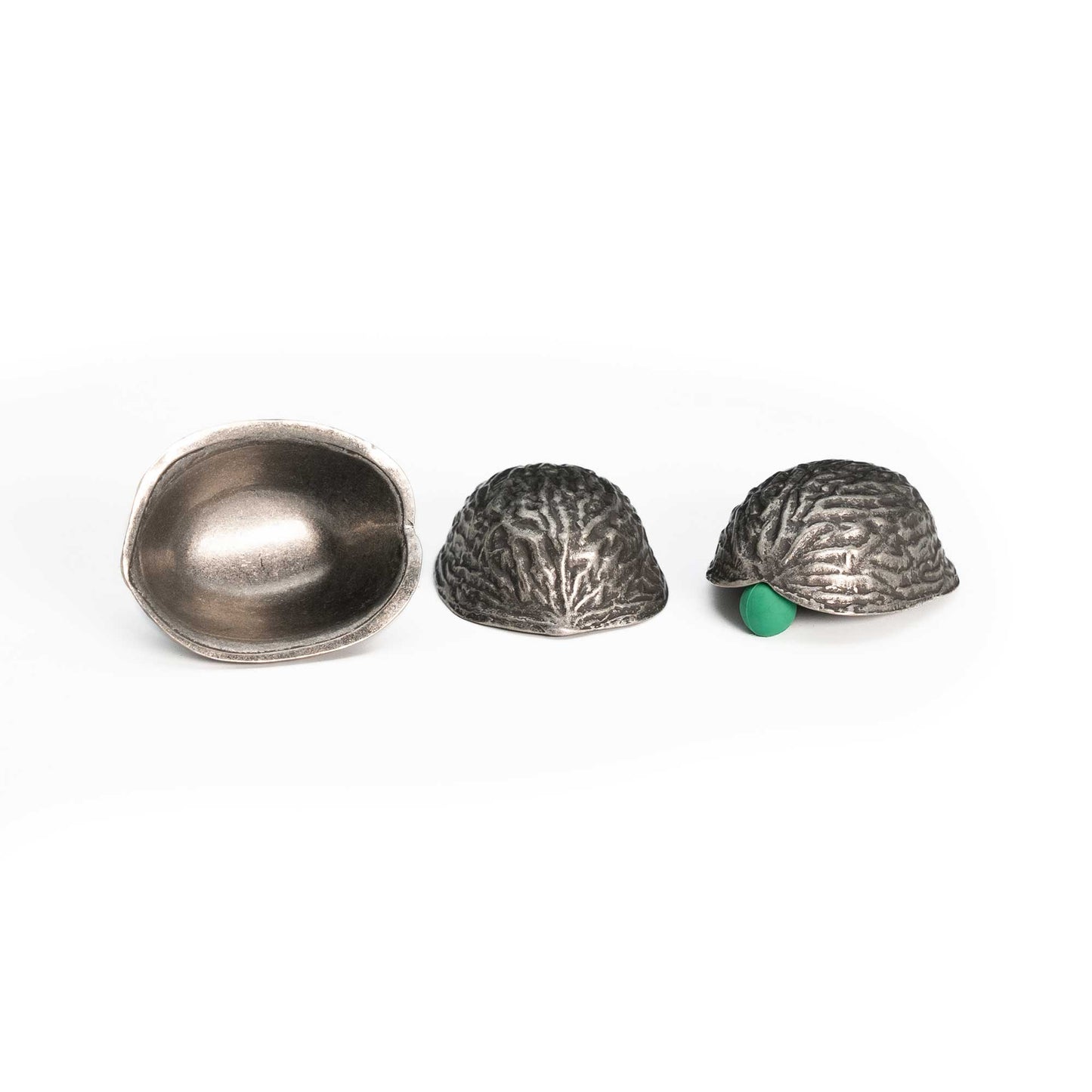Antique Silver 3 Shell Game