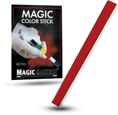Vibrant Magic Color Changing Stick Set with red, yellow, and green sticks, showcasing a sleek metal finish and dynamic color-shifting effect.