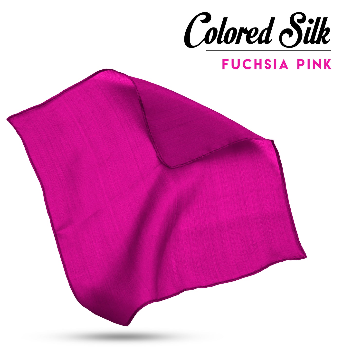 Vibrant array of Professional Grade Colored Silks, showcasing a spectrum of bold hues and a smooth, luxurious texture.