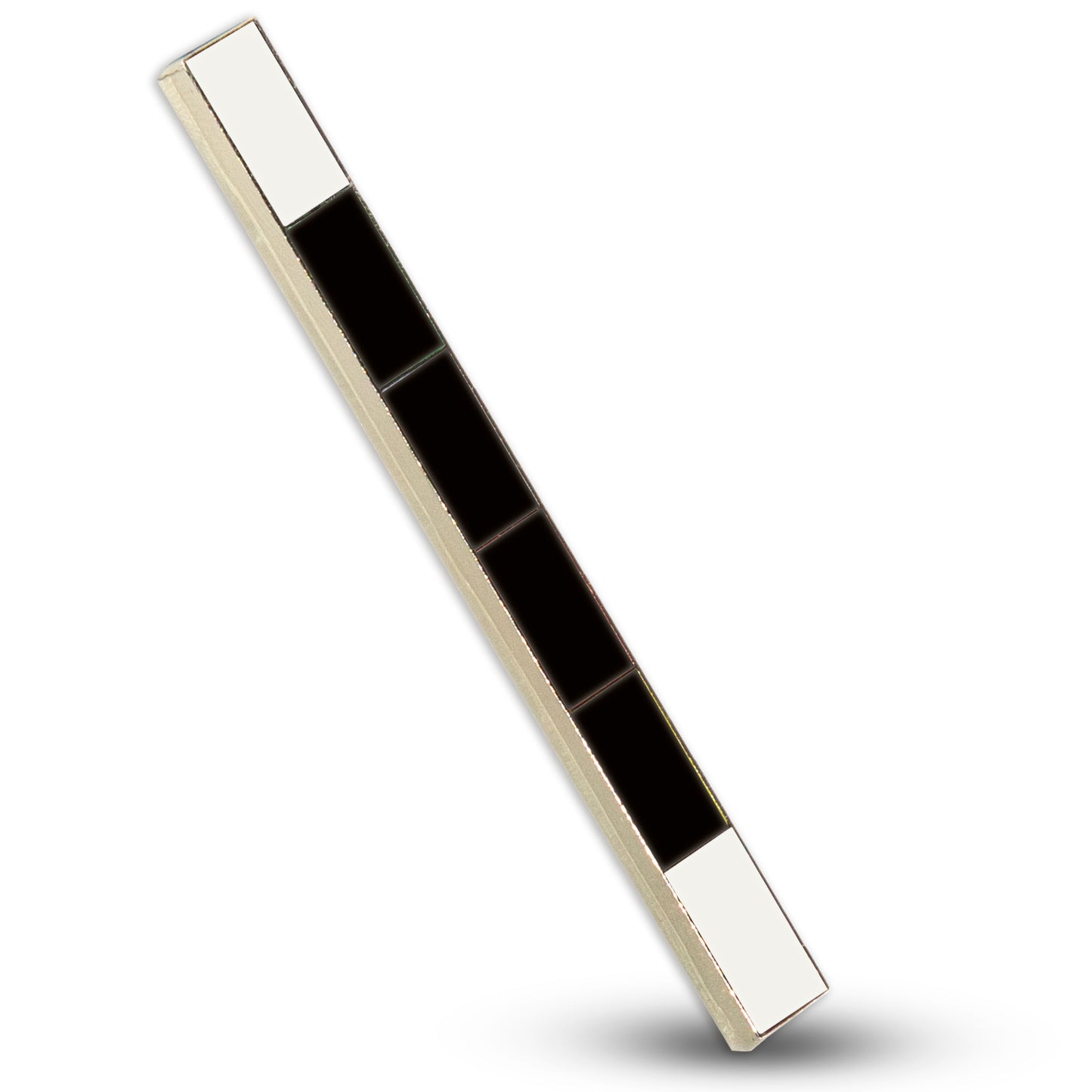 Sleek metal Sizzle Stick two-piece set in nickel plating and vibrant enamel, showcasing a polished, professional design.