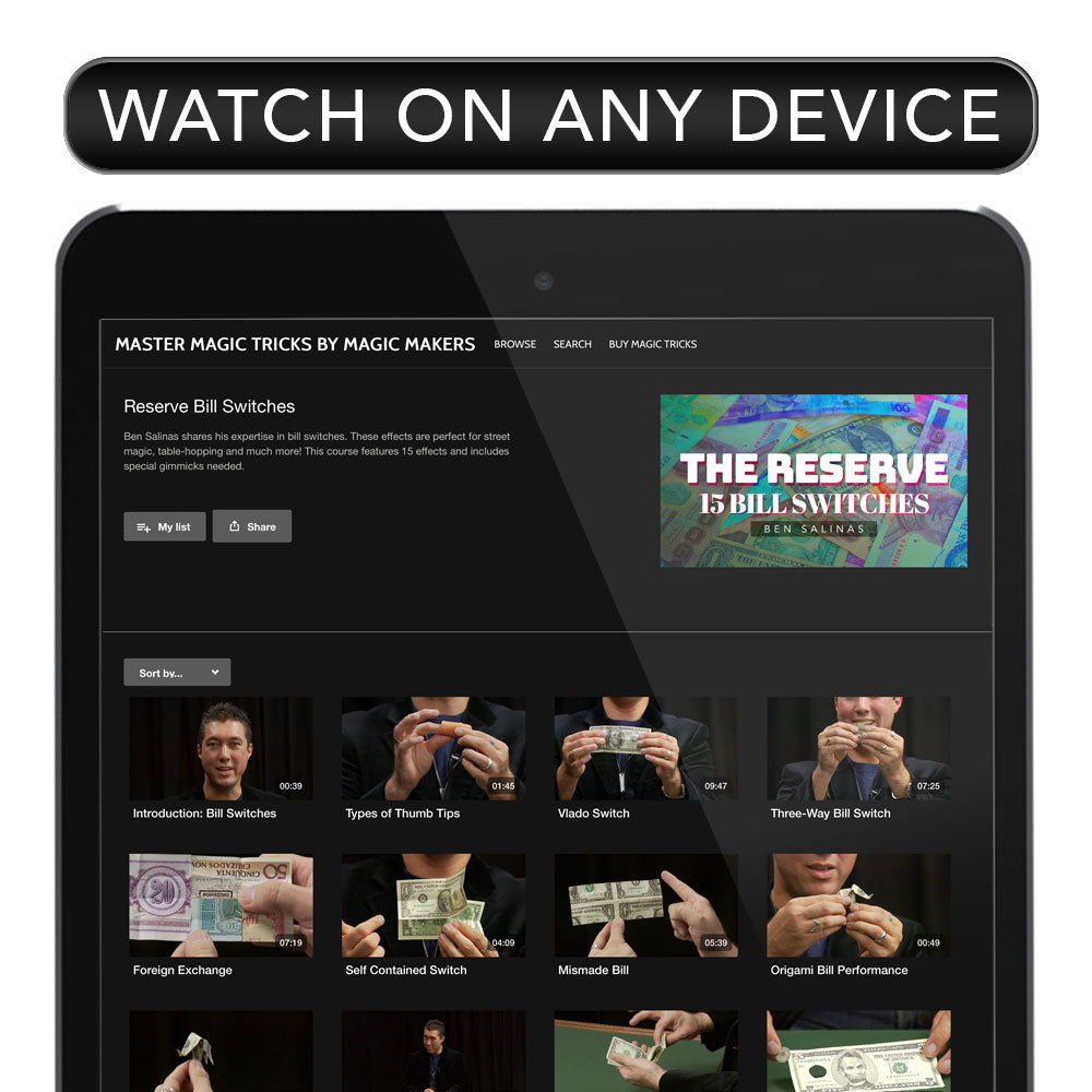 Reserve with Ben Salinas - Instant Download