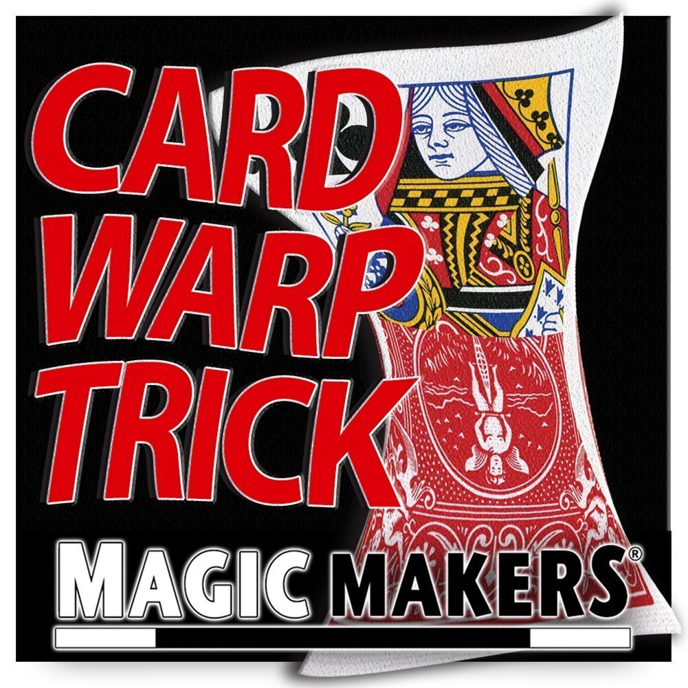 Witness the mind-bending Card Warp trick on DVD, showcasing playing cards twisting through time with surreal effects.