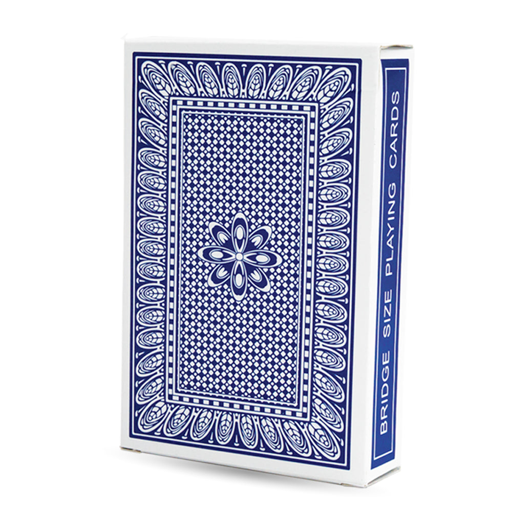 A close-up view of the Secret Stripper Magic Deck, showcasing a professional Bridge Size Pro Brand deck of cards with a sleek design.