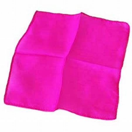 Vibrant fuchsia pink 36-inch silk fabric, showcasing a smooth, flowing texture ideal for professional performances.