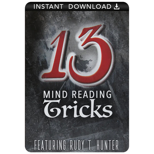 Thirteen 13 Mind Reading Tricks - Instant Download