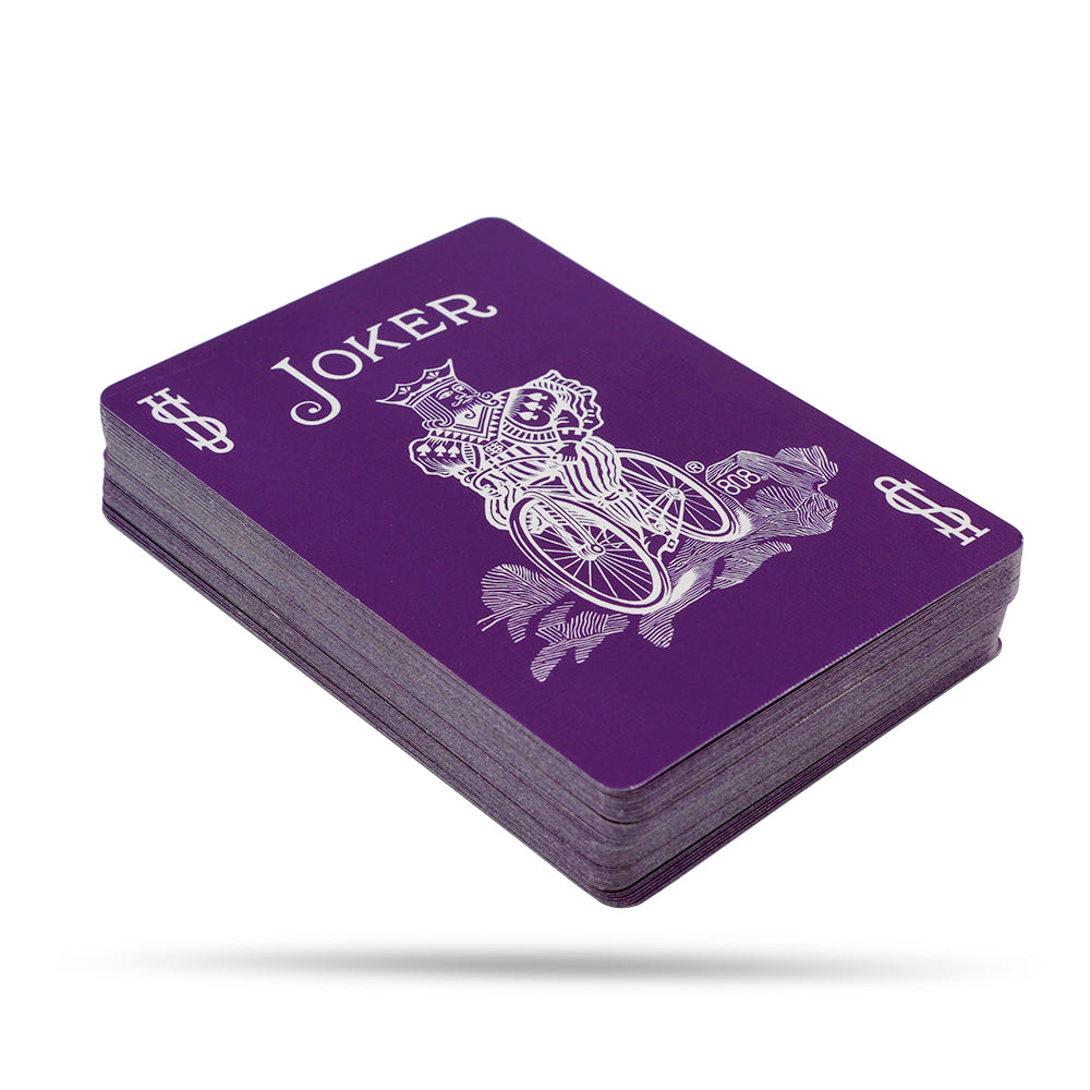 Reversed Back Bicycle Deck - Purple