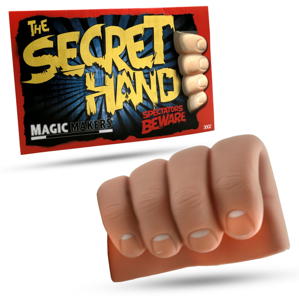 Creepy yet clever, The Secret Hand prop grips box edges to create startling illusions and levitate objects unseen.