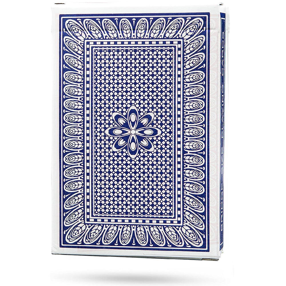 Stunning red and blue Invisible Deck Magic Trick by Pro Brand, showcasing a poker-sized deck with a sleek air cushion finish.