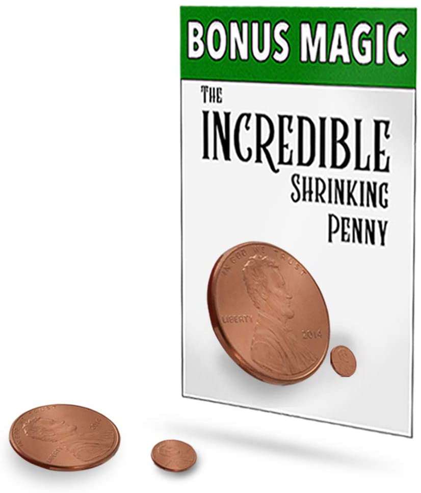 Explore the Modern Coin Magic Kit, showcasing a vibrant set of instructional materials for mastering coin tricks and sleights.