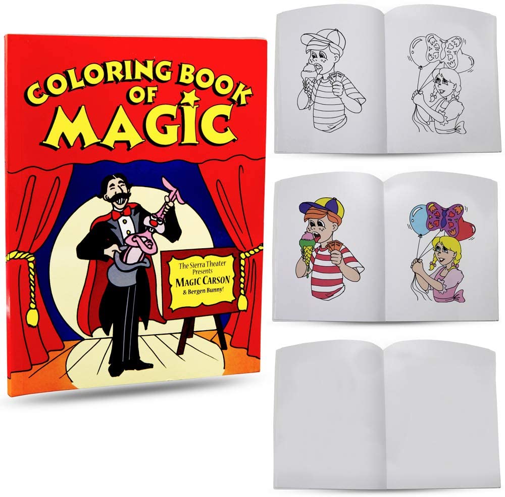Magic Coloring Book - Pocket Size 4 X 5 in