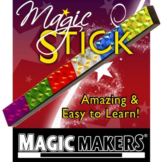 Vibrant Magic Color Stick Hotrod displaying a colorful transformation effect, perfect for beginner magicians to amaze.
