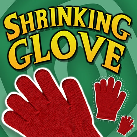 Witness the magical Shrinking Glove Illusion, where a full-sized glove mysteriously transforms into a tiny elf-sized version!