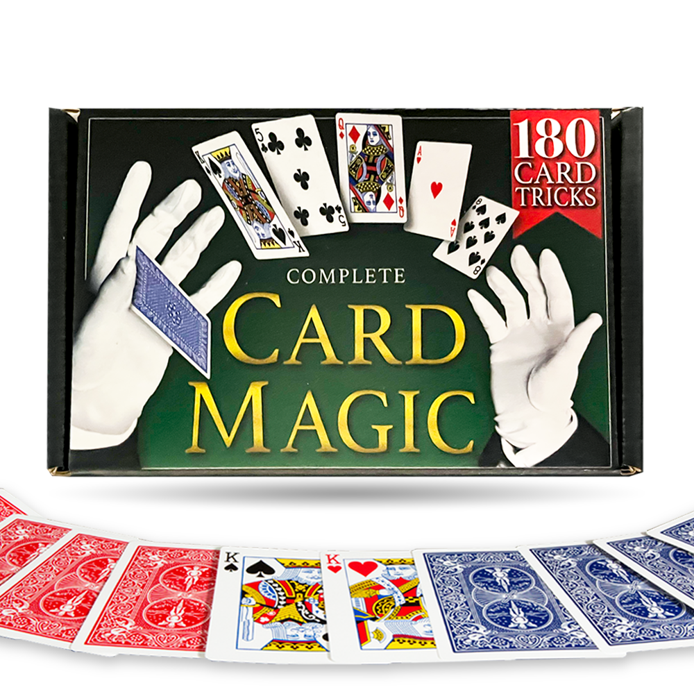 Magic Makers Complete Card Magic 180 Card Tricks & Professional Routin