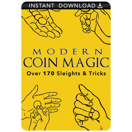 Explore the art of illusion with the Modern Coin Magic Download, showcasing a magician skillfully performing coin tricks.