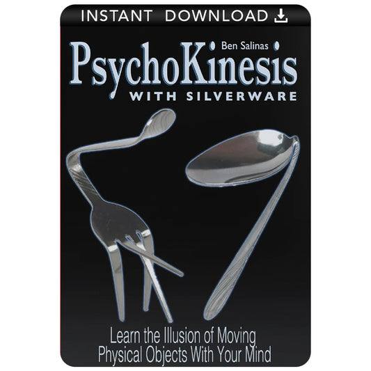 Explore the art of illusion with a magician bending silverware using mind power in a captivating tutorial video.