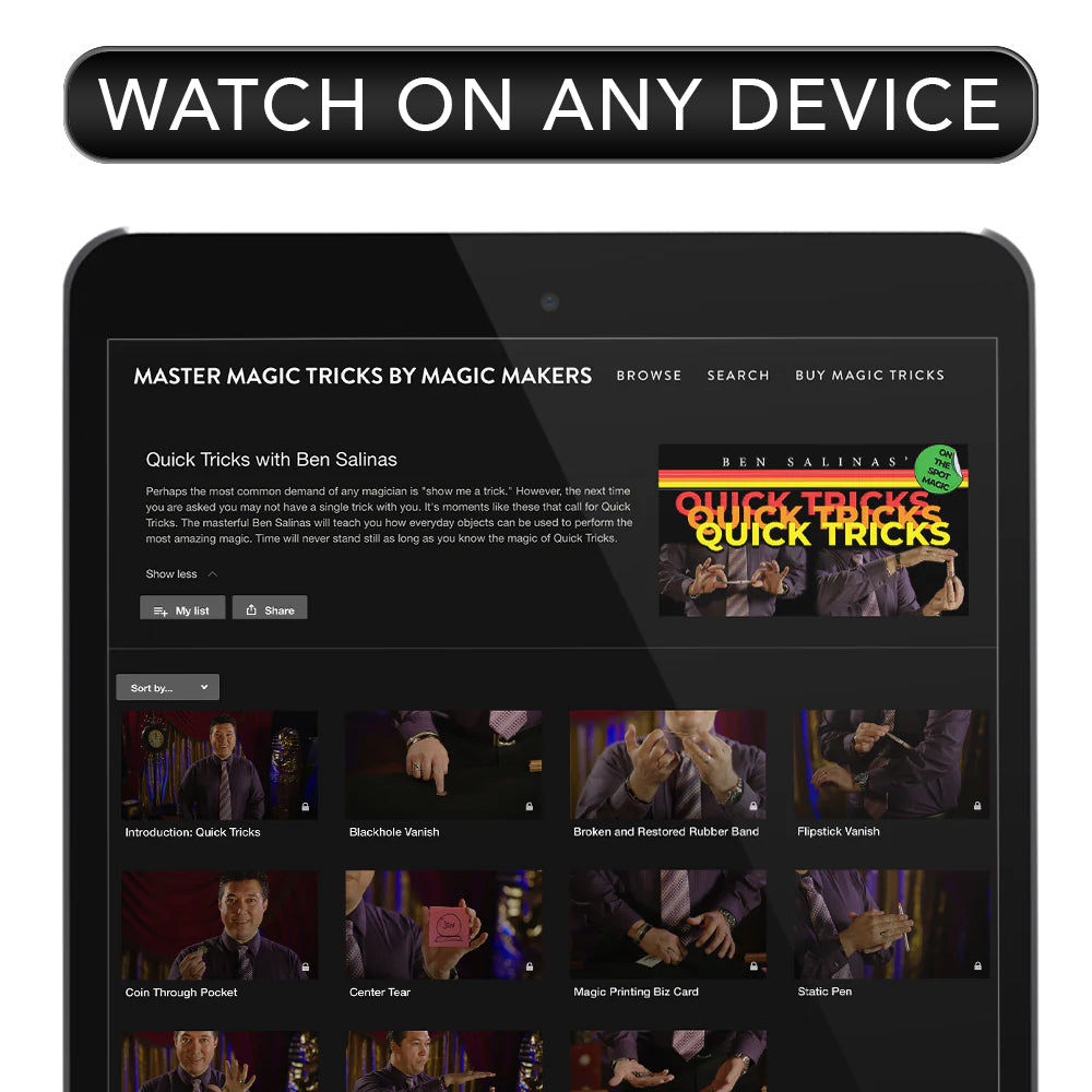 Quick Tricks with Ben Salinas - Instant Download