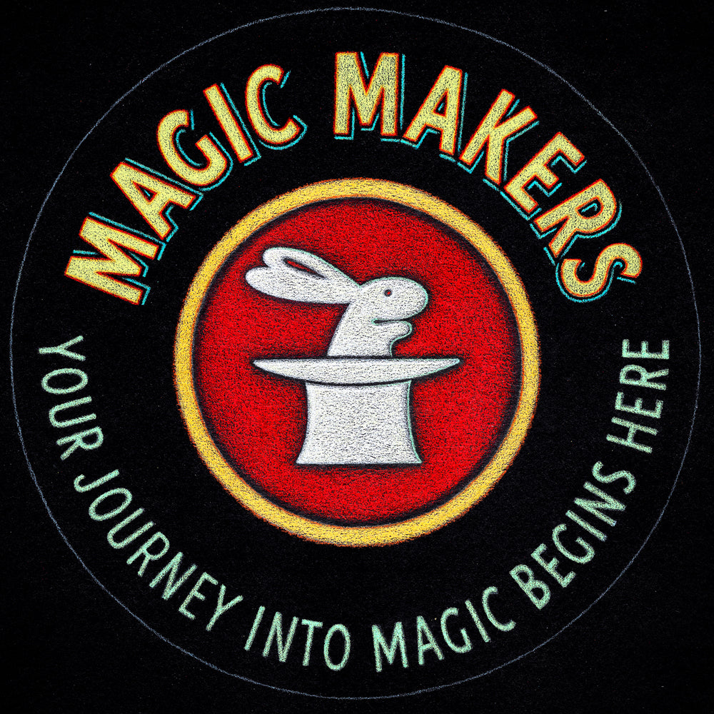 Detailed view of a Stripper Deck by Magic Makers, showcasing a poker-sized deck with a ProBrand back design and air cushion finish.