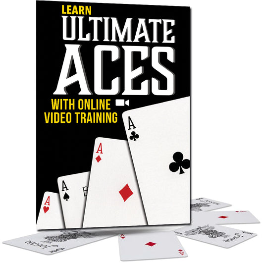 Stunning display of the Ultimate Aces - Bicycle Back card set by Magic Makers, showcasing four Aces in a magical array.