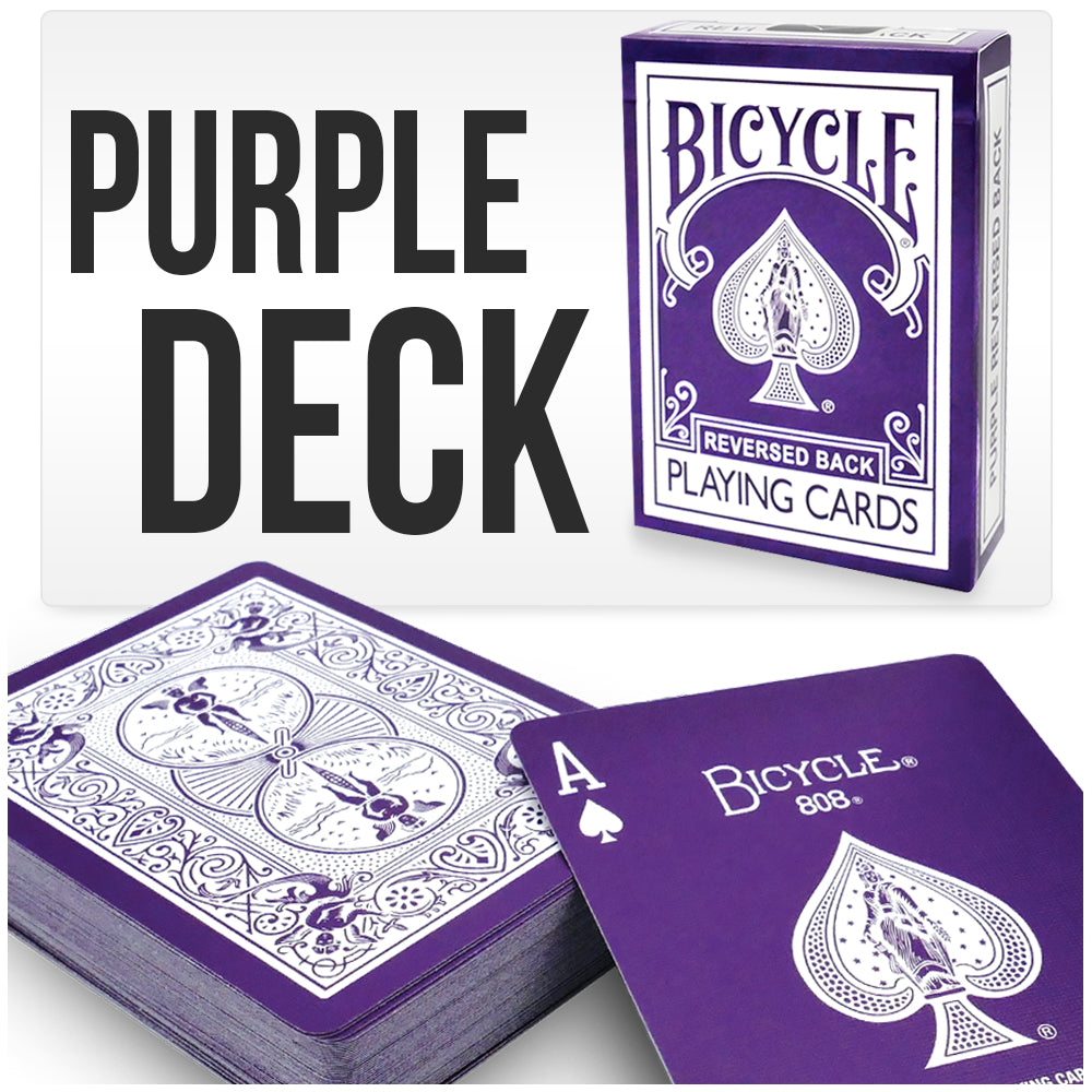 bicycle purple deck