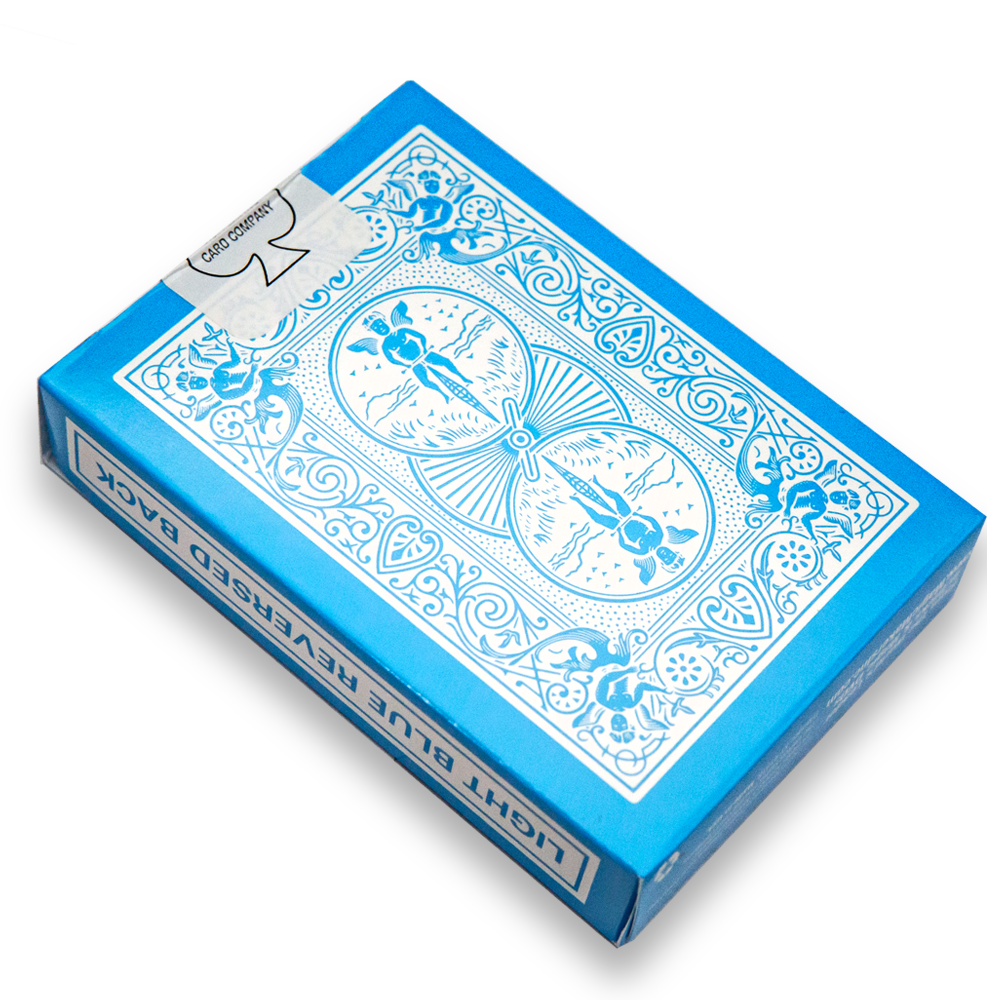 Light Blue Playing Cards Bicycle Deck