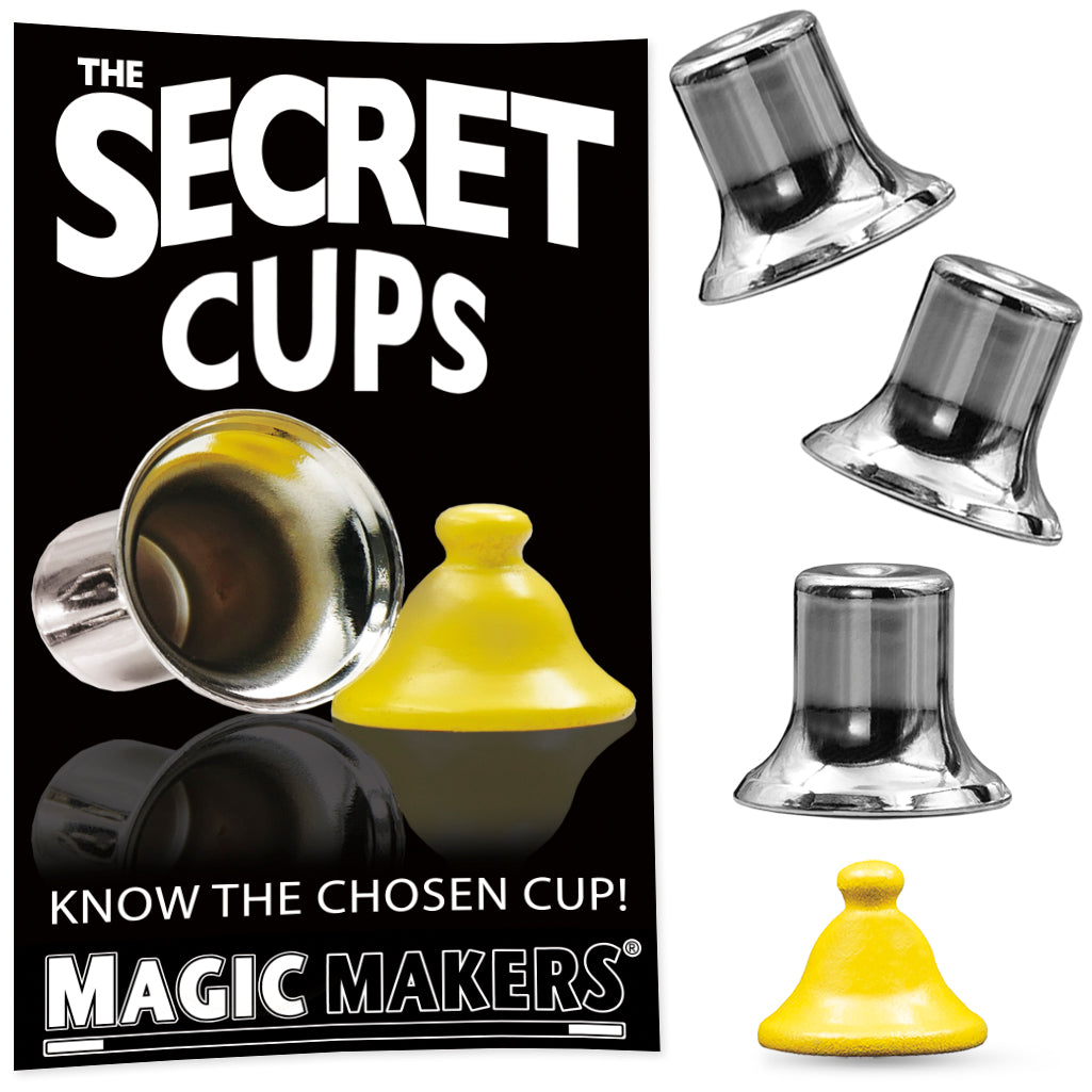 Magic Makers Secret Cups Trick, Chrome