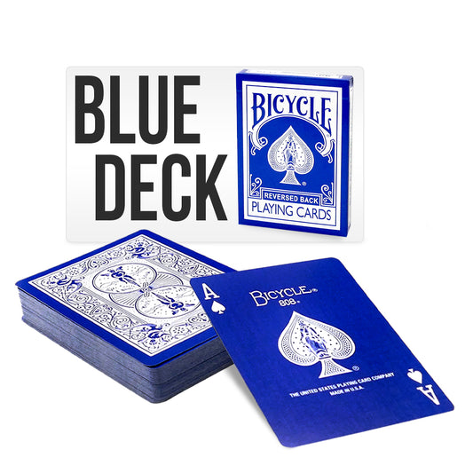 Blue Bicycle Back Playing Cards