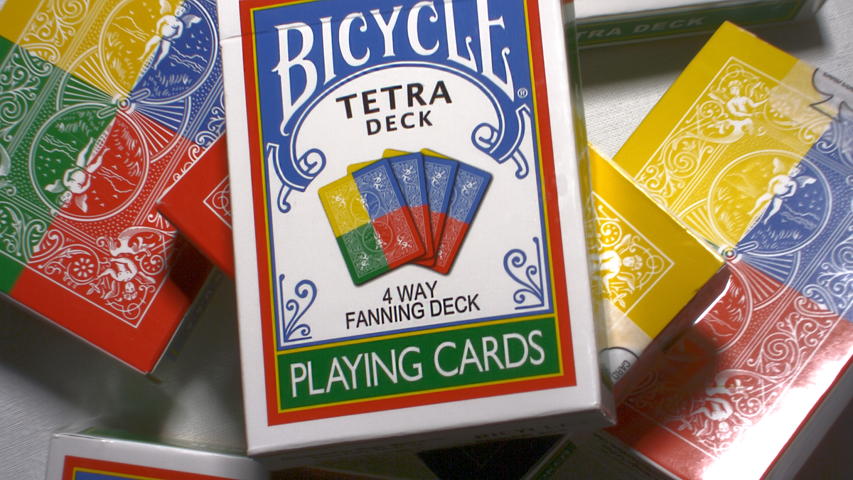 Tetra Bicycle Back Playing Cards | Unique Design Magic Deck Tetra Bicycle Back Playing Cards | Unique Design Magic Deck