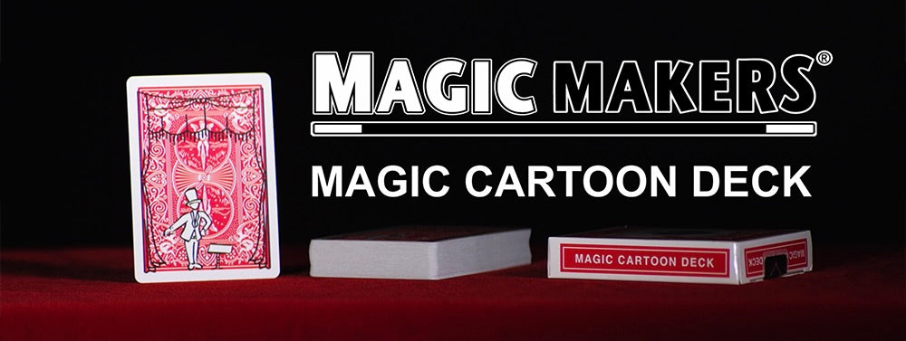 Magic Trick Cartoon Deck - Bicycle Back - Limited Edition