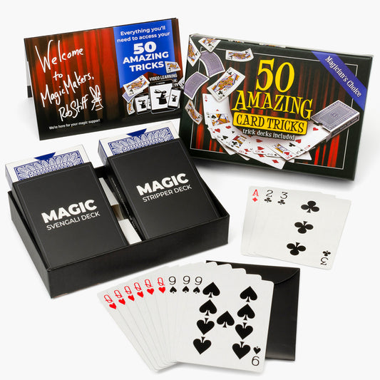 50 Amazing Card Tricks Kit Deluxe Edition