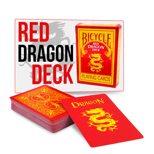 Red Dragon Bicycle Back Playing Cards