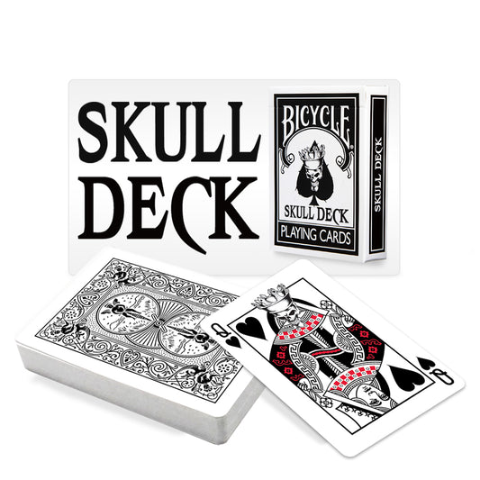 Skull Bicycle Back Playing Cards