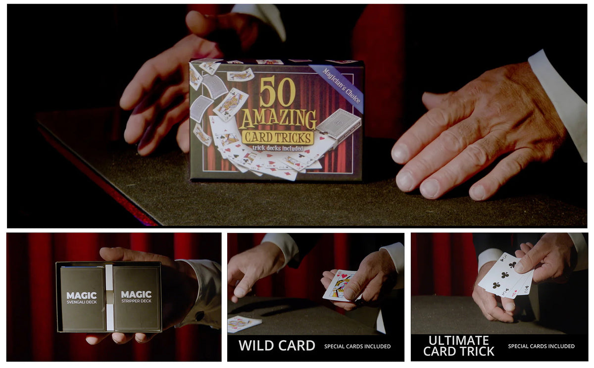 50 Amazing Card Tricks Kit Deluxe Edition