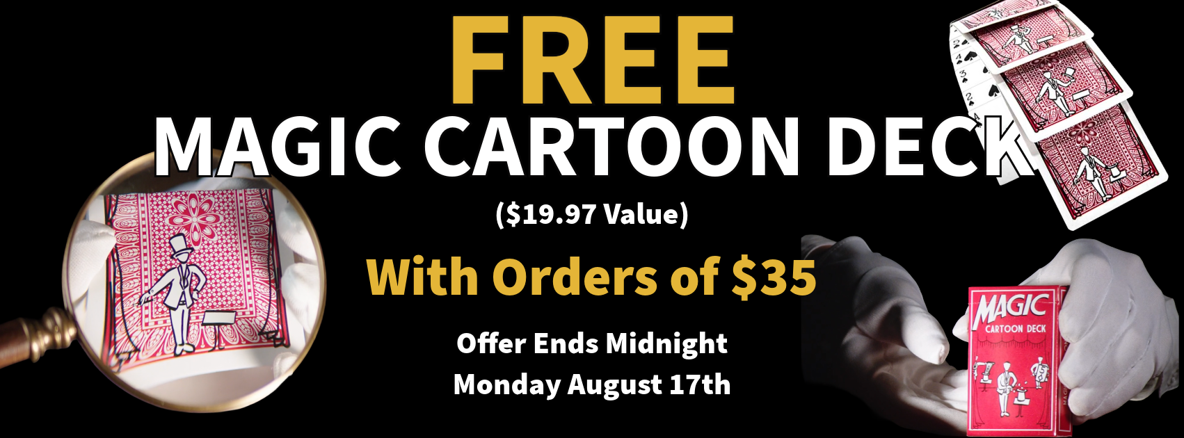 Free Magic Trick Cartoon Deck