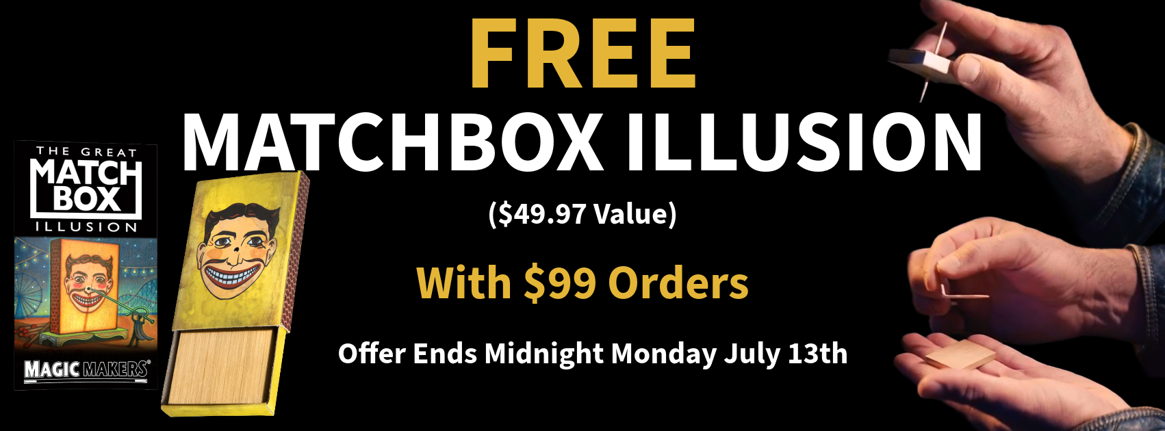 Free Matchbox Illusion Banner
