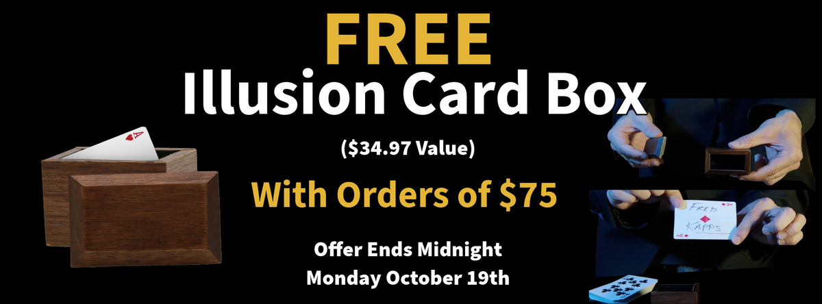 Free Illusion Card Box Deal Banner
