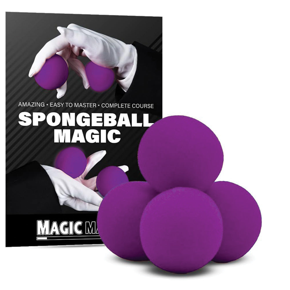 Dive into the world of illusion with the Ultimate Magic Trick Kit, featuring colorful props like red sponge balls and a magician's silk.