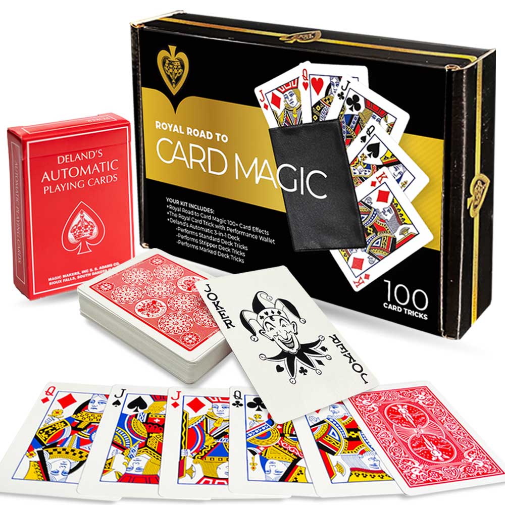Royal road to card magic kit magic makers