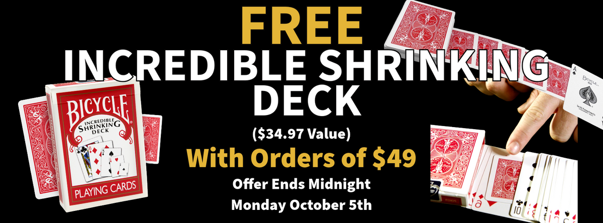 Free Incredible Shrinking Deck Banner