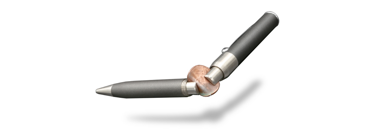 Python Coin Bending Pen