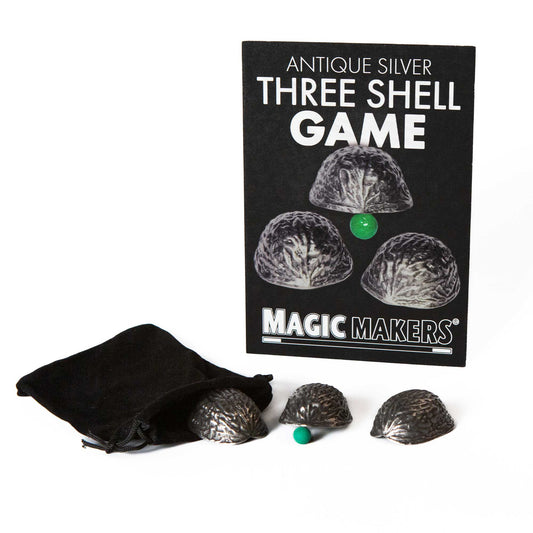 Antique Silver 3 Shell Game