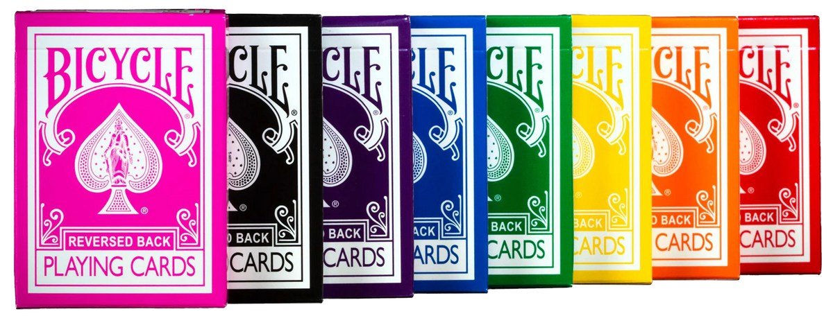 Orange Bicycle Back Playing Cards