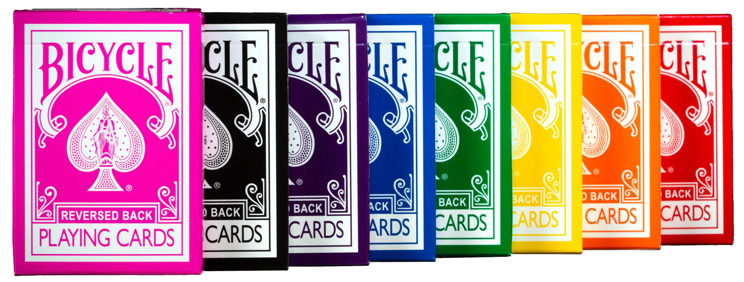 Orange Bicycle Back Playing Cards