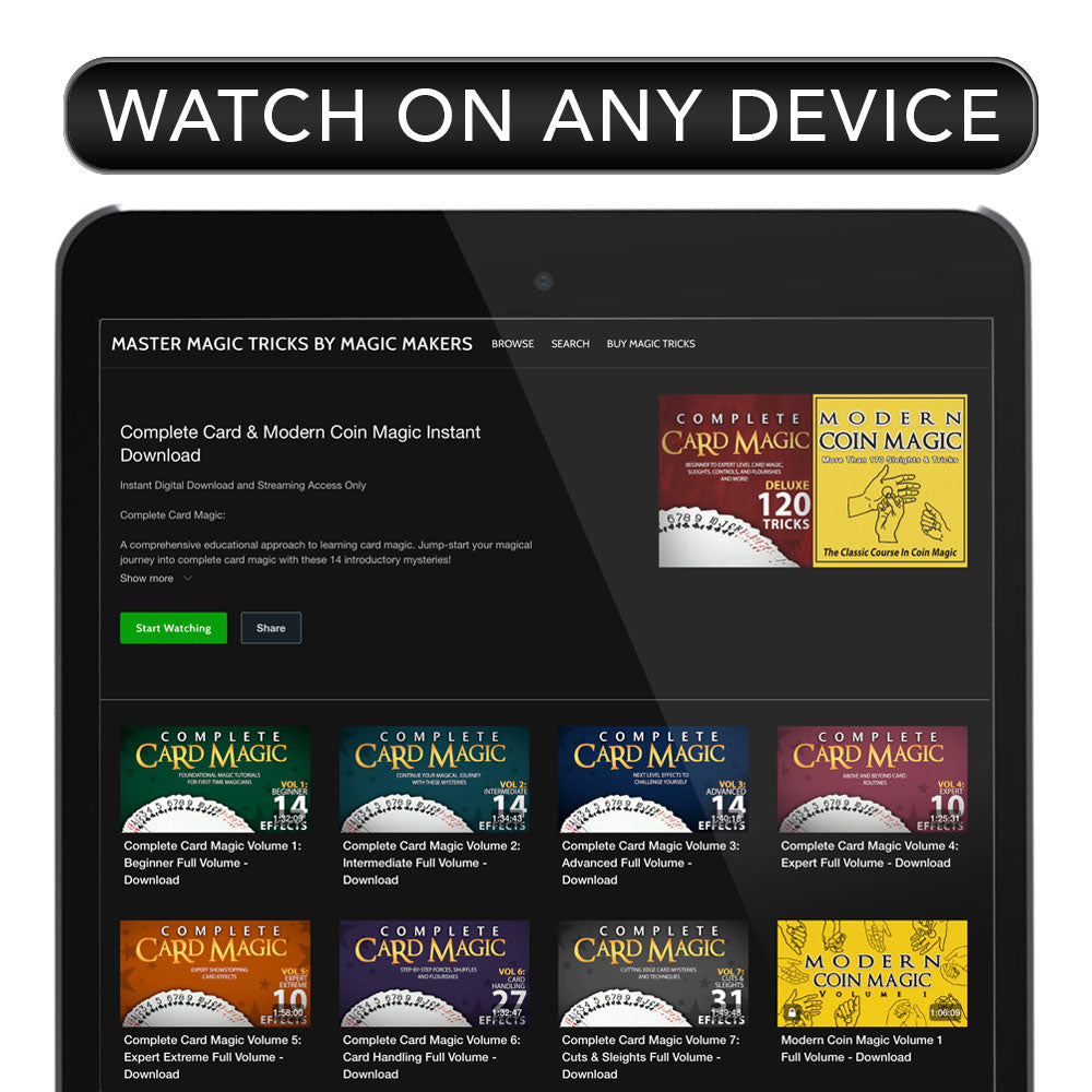 Complete Card Magic & Modern Coin Combo - Instant Download