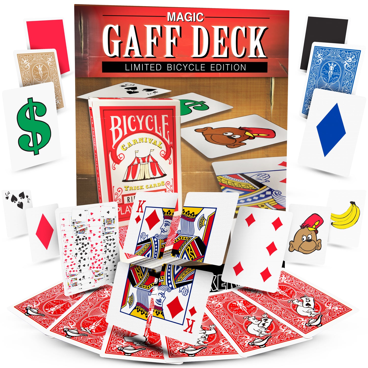 Magic Gaff Deck - Bicycle Back