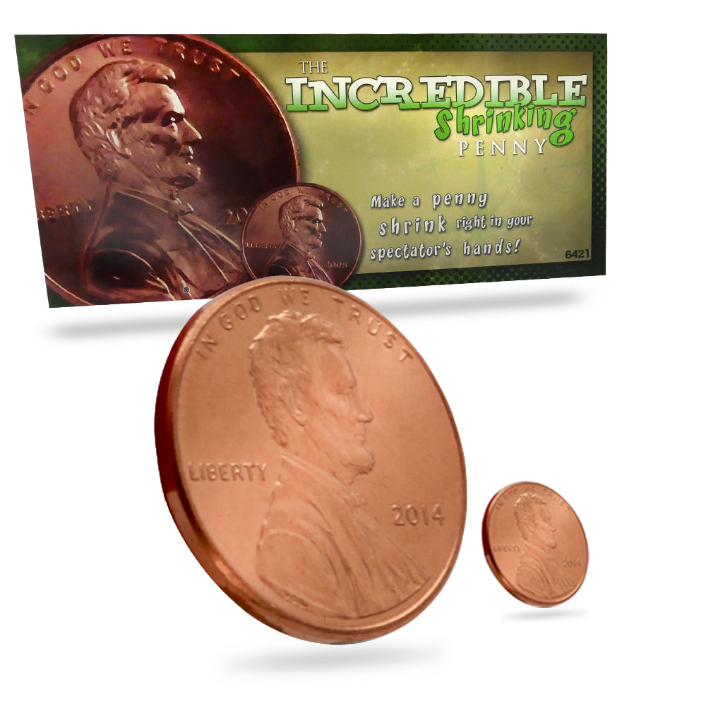 Incredible Shrinking Penny magic trick product image showing the main prop.