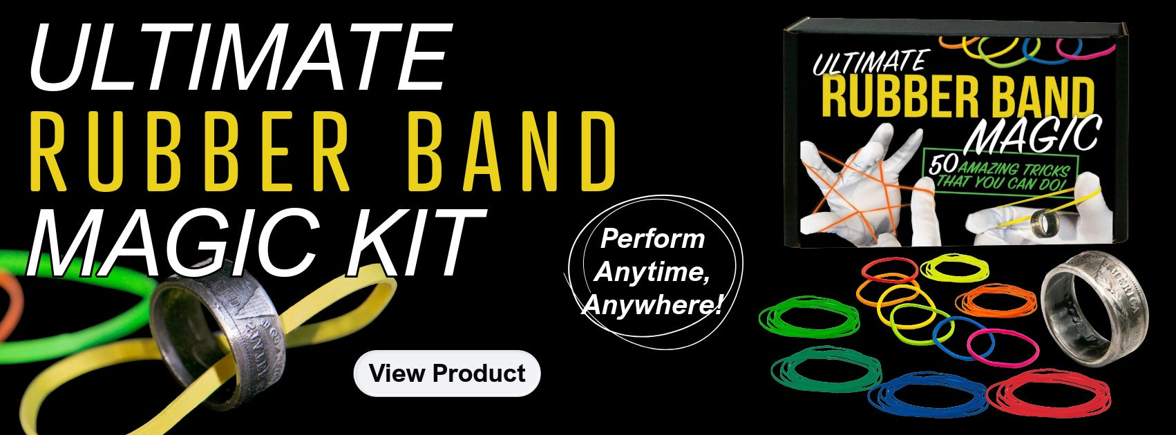 Rubber Band Magic Kit By Magic Makers